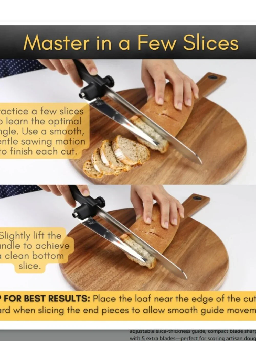 CrispKuts blade slightly